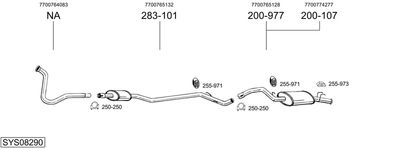 BOSAL SYS08290