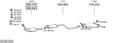 BOSAL SYS01333