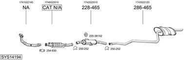 BOSAL SYS14194