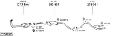 BOSAL SYS19395 BOSAL SYS19395