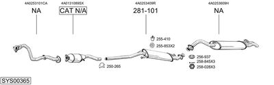 BOSAL SYS00365