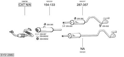 BOSAL SYS12980 BOSAL SYS12980
