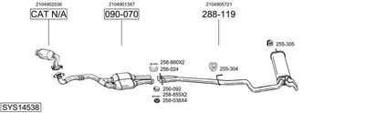BOSAL SYS14538