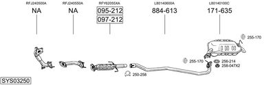 BOSAL SYS03250 BOSAL SYS03250