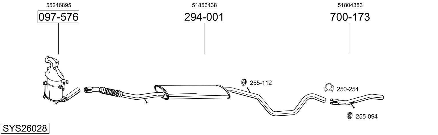 BOSAL SYS26028