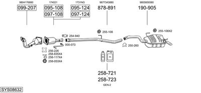 BOSAL SYS08632