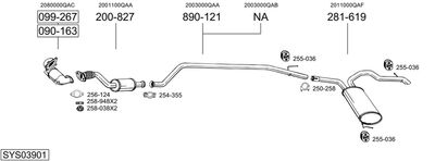 BOSAL SYS03901