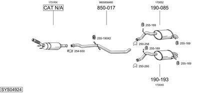 BOSAL SYS04924