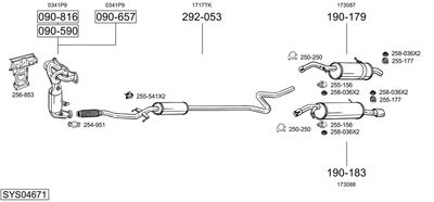 BOSAL SYS04671