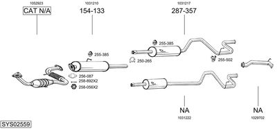 BOSAL SYS02559