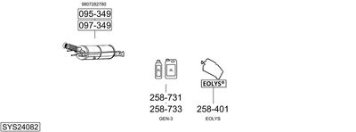 BOSAL SYS24082