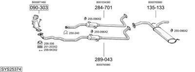 BOSAL SYS25374