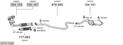 BOSAL SYS17229 BOSAL SYS17229