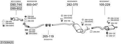 BOSAL SYS08420