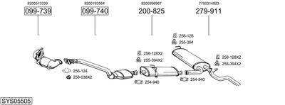 BOSAL SYS05505