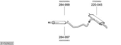 BOSAL SYS29222 BOSAL SYS29222