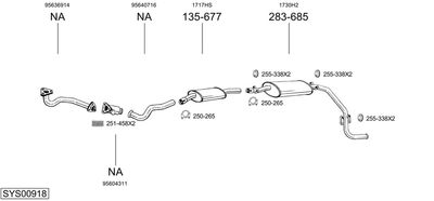 BOSAL SYS00918