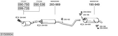 BOSAL SYS00934