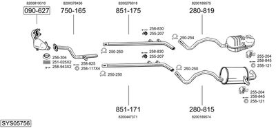 BOSAL SYS05756 BOSAL SYS05756