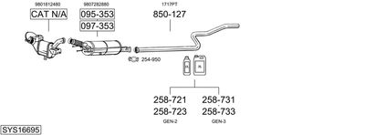 BOSAL SYS16695