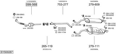 BOSAL SYS00287