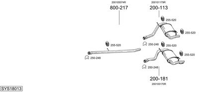 BOSAL SYS18013