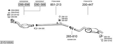 BOSAL SYS10500