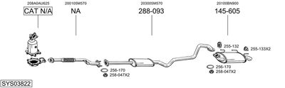 BOSAL SYS03822