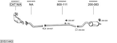 BOSAL SYS11443