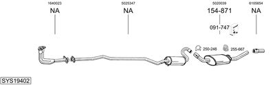 BOSAL SYS19402 BOSAL SYS19402