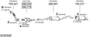 BOSAL SYS07938