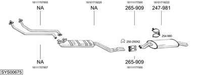 BOSAL SYS00675