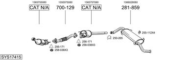 BOSAL SYS17415
