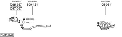 BOSAL SYS15242
