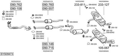 BOSAL SYS09473