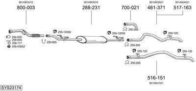 BOSAL SYS23174