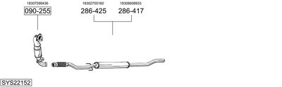 BOSAL SYS22152