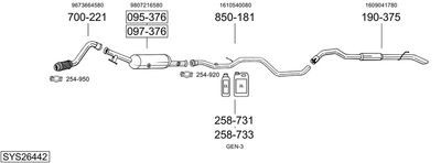 BOSAL SYS26442