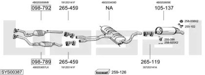 BOSAL SYS00387