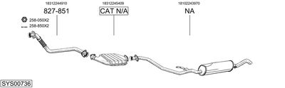 BOSAL SYS00736