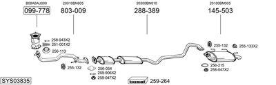 BOSAL SYS03835