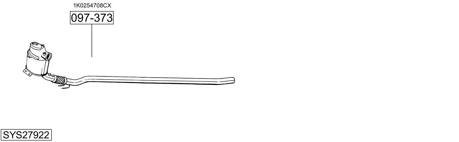 BOSAL SYS27922