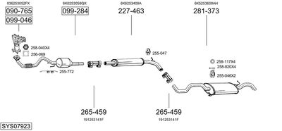BOSAL SYS07923
