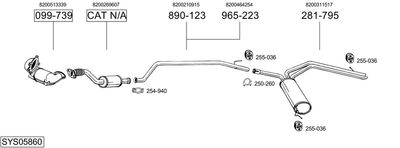 BOSAL SYS05860 BOSAL SYS05860