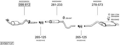 BOSAL SYS07137
