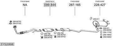BOSAL SYS20898