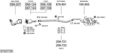 BOSAL SYS27709