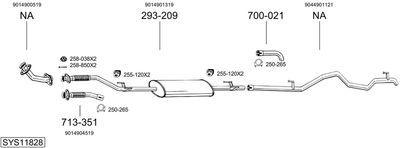 BOSAL SYS11828