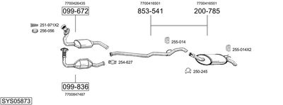 BOSAL SYS05873