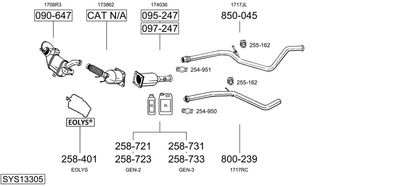 BOSAL SYS13305